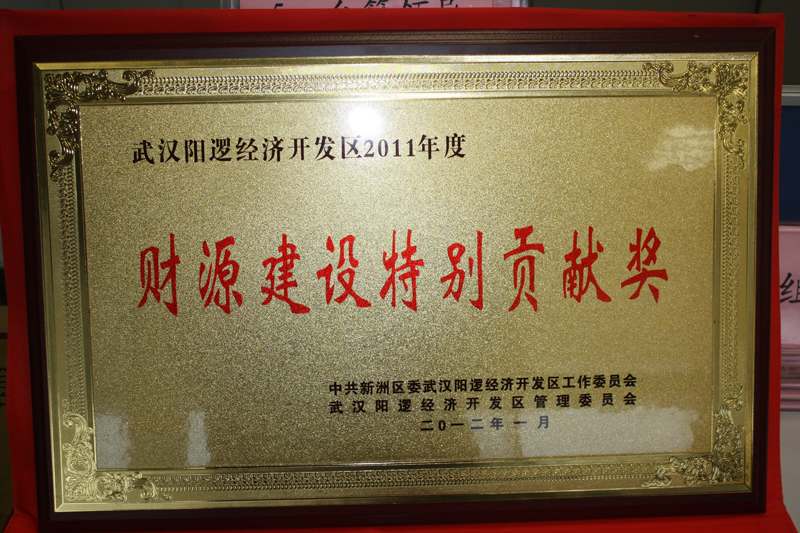 2011年度財(cái)源建設(shè)特別貢獻(xiàn)獎(jiǎng)(湖北亞?wèn)|) 2011年度財(cái)源建設(shè)特別貢獻(xiàn)獎(jiǎng)(湖北亞?wèn)|)