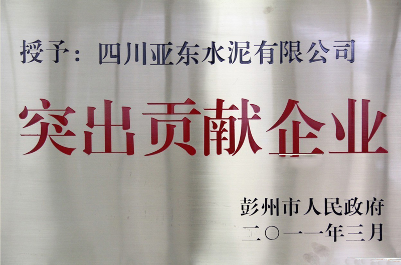 突出貢獻(xiàn)企業(yè)(四川亞?wèn)|) 突出貢獻(xiàn)企業(yè)(四川亞?wèn)|)