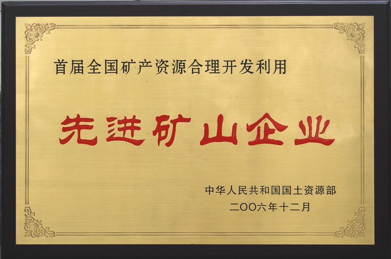 首屆全國(guó)礦產(chǎn)資源合理開(kāi)發(fā)利用先進(jìn)礦山企業(yè)(江西亞?wèn)|) 首屆全國(guó)礦產(chǎn)資源合理開(kāi)發(fā)利用先進(jìn)礦山企業(yè)(江西亞?wèn)|)