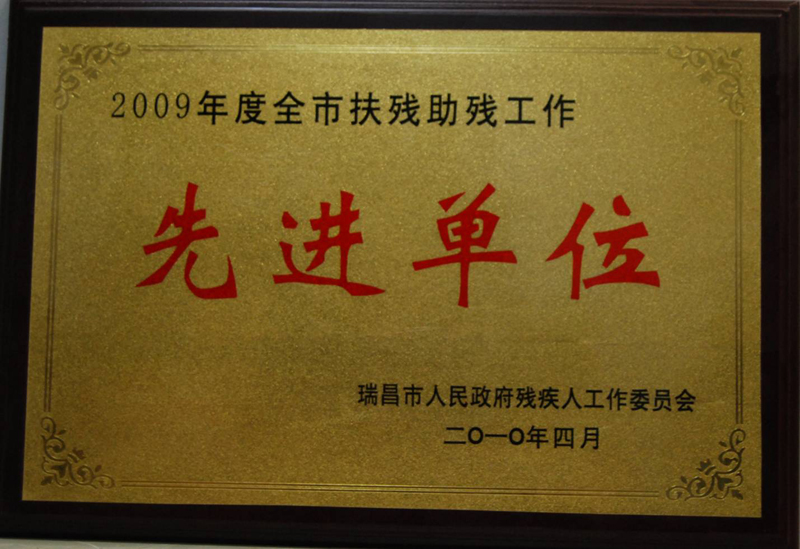 全市扶殘助殘工作先進(jìn)單位(江西亞?wèn)|) 全市扶殘助殘工作先進(jìn)單位(江西亞?wèn)|)